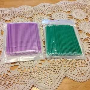 Disposable Lash Eyelash Micro Brush Mascara Wands Applicator Makeup Tool